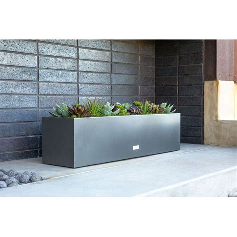 stainless steel window planter box